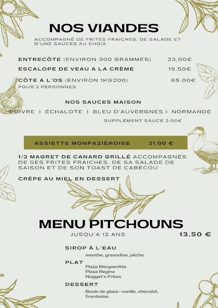 Chez Minou - Menu Image 2