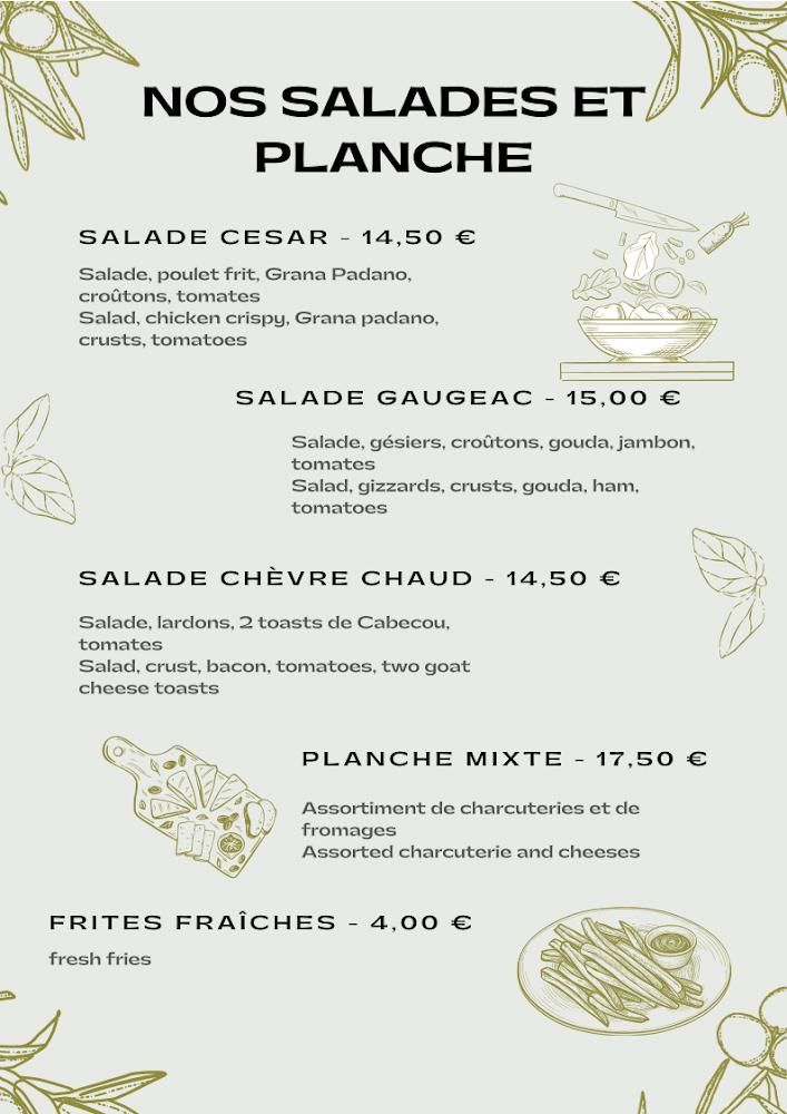 Chez Minou - Menu Image 3